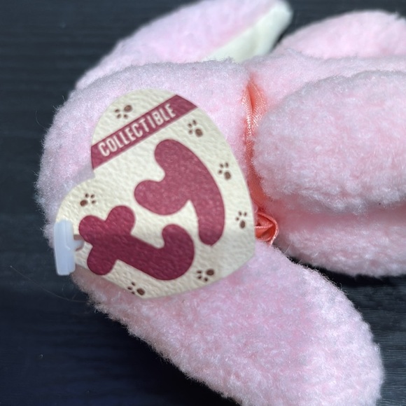 Ty Pink Plush Bunny with Ribbon - Picture 4 of 4